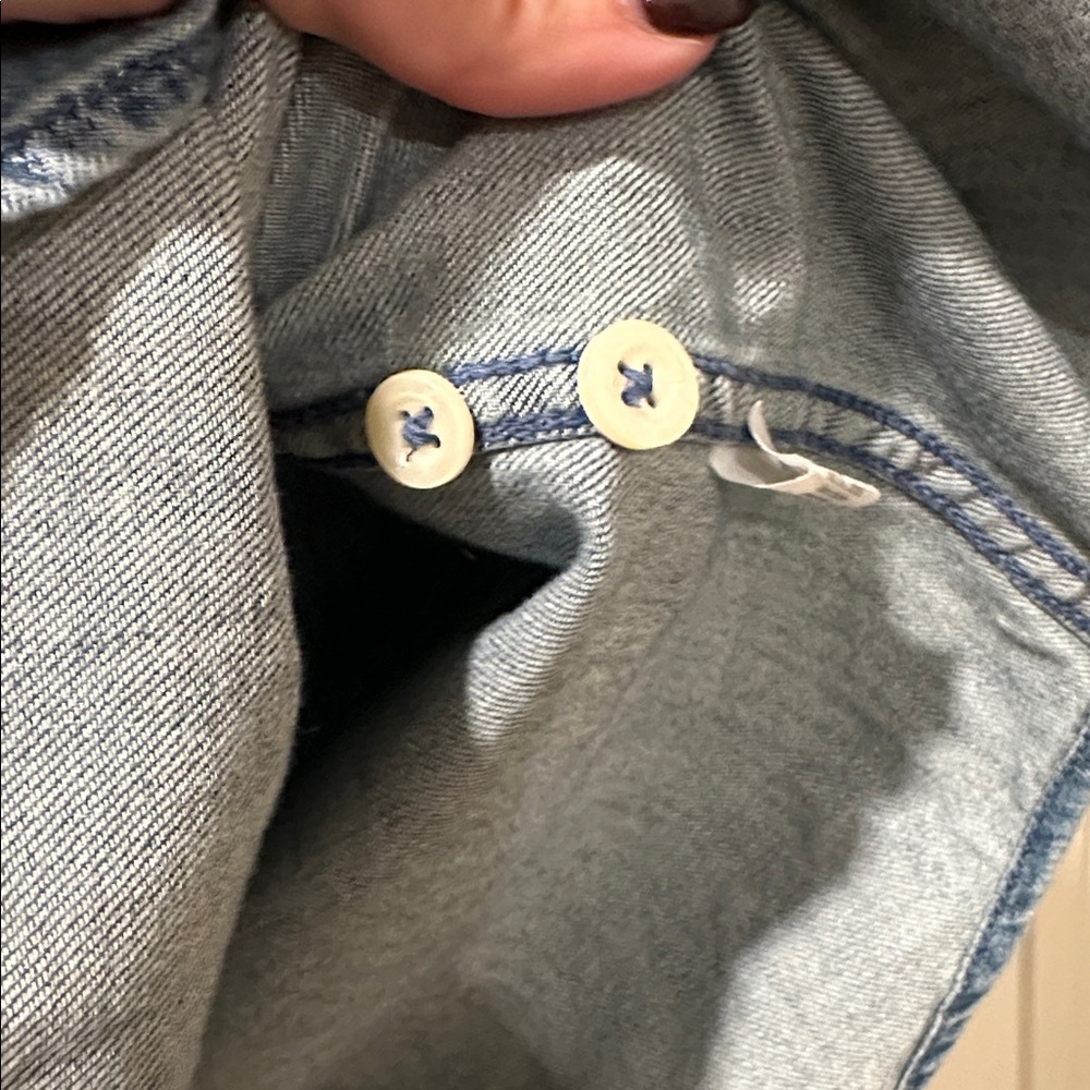 J. Crew Blue Denim  Dress - Picture 6 of 7